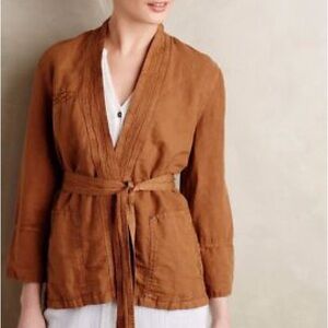 Women's Tan Hei Hei Kimono-style Wrap Jacket